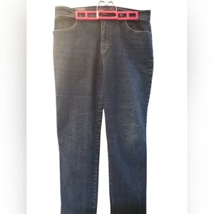 Gloria Vanderbilt Amanda Jeans 14 Dark Wash Straight Leg Stretch